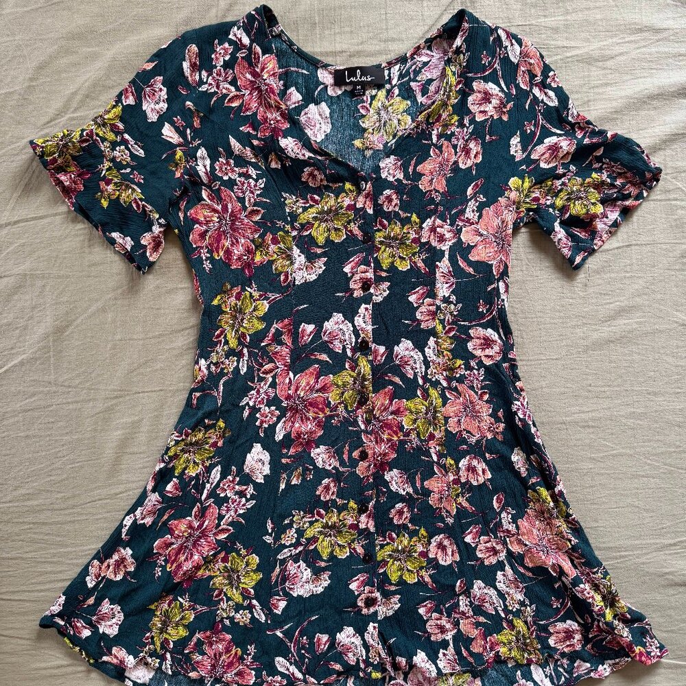 Lulus floral dress M